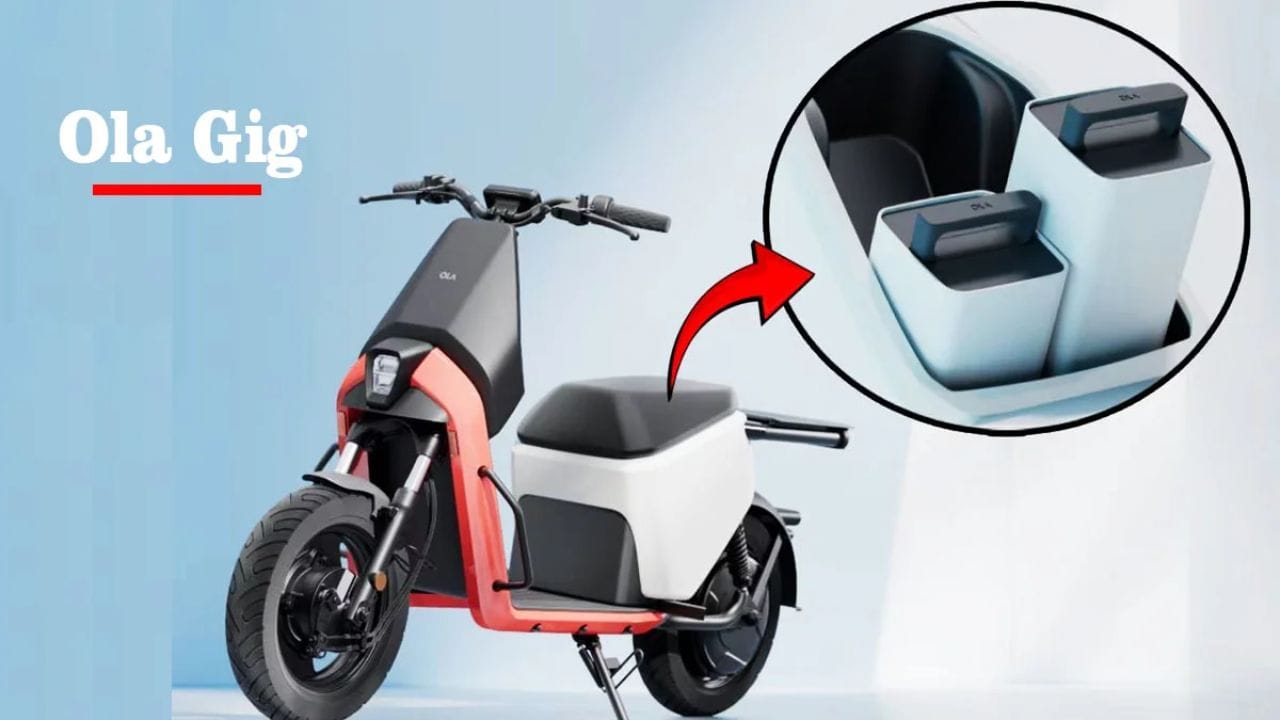 Ola Gig एक किफायती और स्टाइलिश इलेक्ट्रिक स्कूटर है, जो 112 किमी तक की रेंज और आधुनिक फीचर्स के साथ आता है। गिग और गिग+ वेरिएंट में उपलब्ध यह स्कूटर आपके सफर को आसान और इको-फ्रेंडली बनाता है।