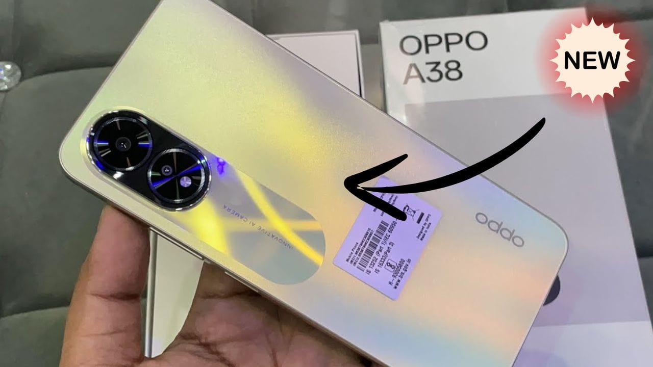 Oppo A38 में 5000mAh बैटरी, 50MP कैमरा, और 33W फास्ट चार्जिंग के साथ शानदार फीचर्स दिए गए हैं। जानिए इसकी कीमत और क्यों यह बजट में बेस्ट है।