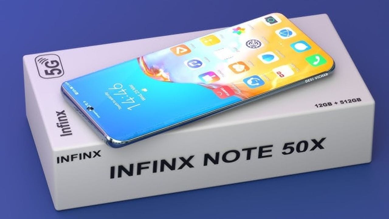 Infinix Note 50X 5G एक दमदार मिड-रेंज स्मार्टफोन है, जिसमें 350MP कैमरा, 5G कनेक्टिविटी, और लंबी बैटरी लाइफ जैसे फीचर्स शामिल हैं। इसे अभी खरीदें ₹15,000 के आसपास की कीमत में।