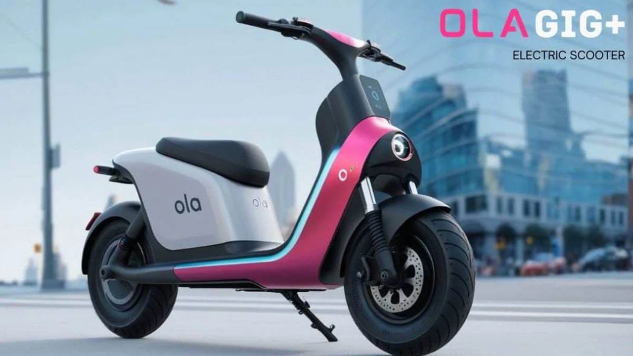 OLA Gig Plus इलेक्ट्रिक स्कूटर सिर्फ 49,999 रुपये में 157 KM की रेंज के साथ आता है। जानिए इसके फीचर्स, फाइनेंस प्लान और कीमत की पूरी जानकारी।