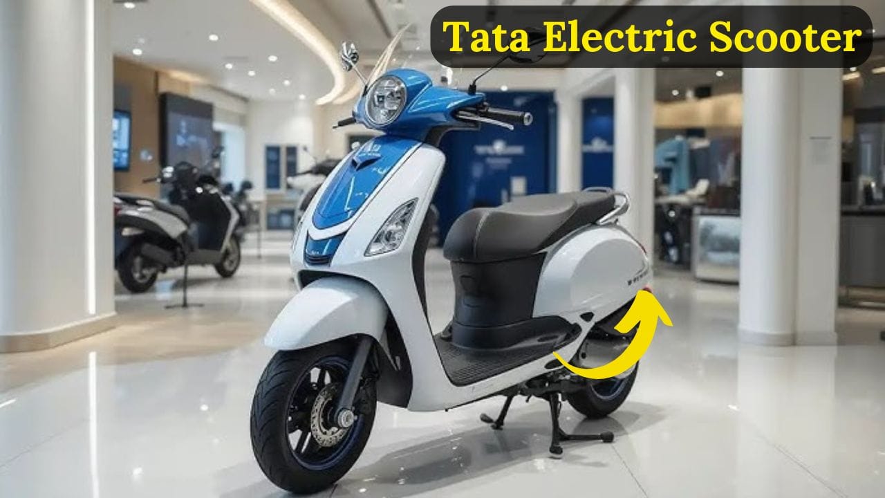 Tata Electric Scooter जल्द ही 2025 में लॉन्च होने वाली है। इस स्कूटर में 200 KM की शानदार रेंज, डिजिटल डिस्प्ले और फास्ट चार्जिंग जैसी खूबियां मिलेंगी। जानिए इसकी संभावित कीमत, फीचर्स और लॉन्च डेट।