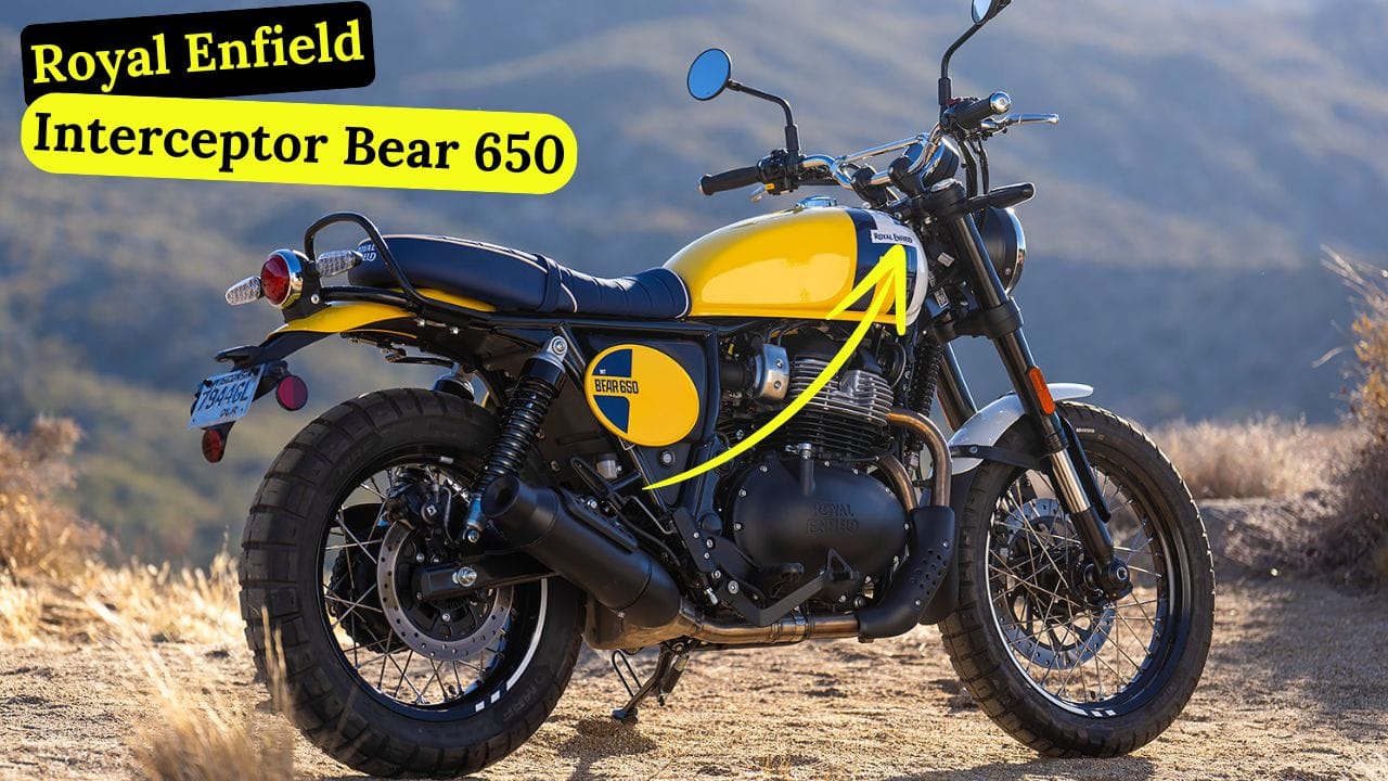 Royal Enfield Interceptor Bear 650 जल्द ही दमदार 649cc इंजन, शानदार लुक और एडवांस फीचर्स के साथ लॉन्च होने वाली है। जानिए इसकी कीमत, फीचर्स और लॉन्च डेट की पूरी जानकारी।